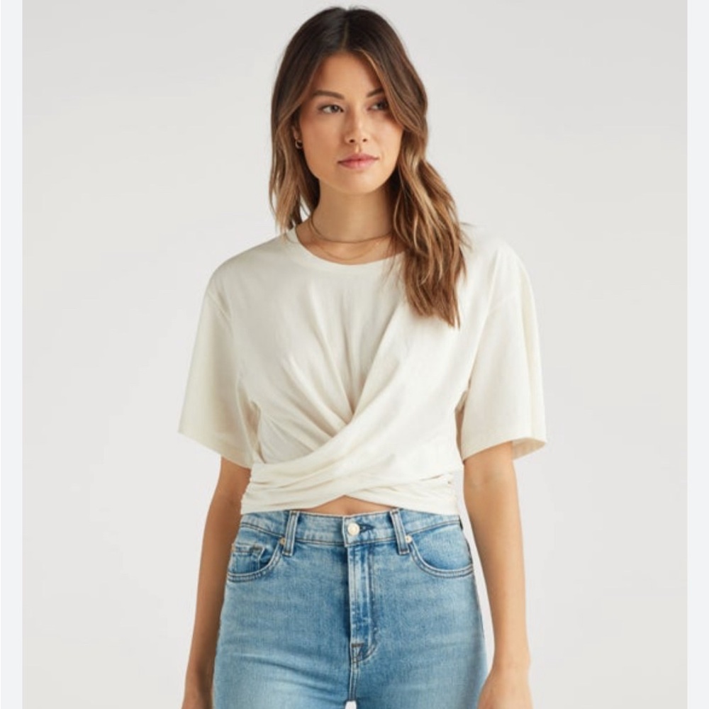 7 For All Mankind Wrap Around T